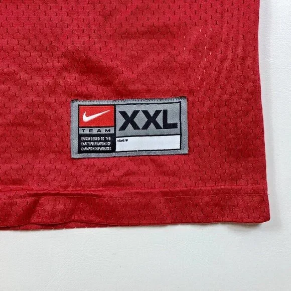 Tampa Bay Buccaneers Warrick Dunn 28 Red Football Jersey Mens Size 2XL NFL - Picture 5 of 12